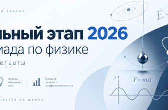 олимпиада по физике школьный этап 2026